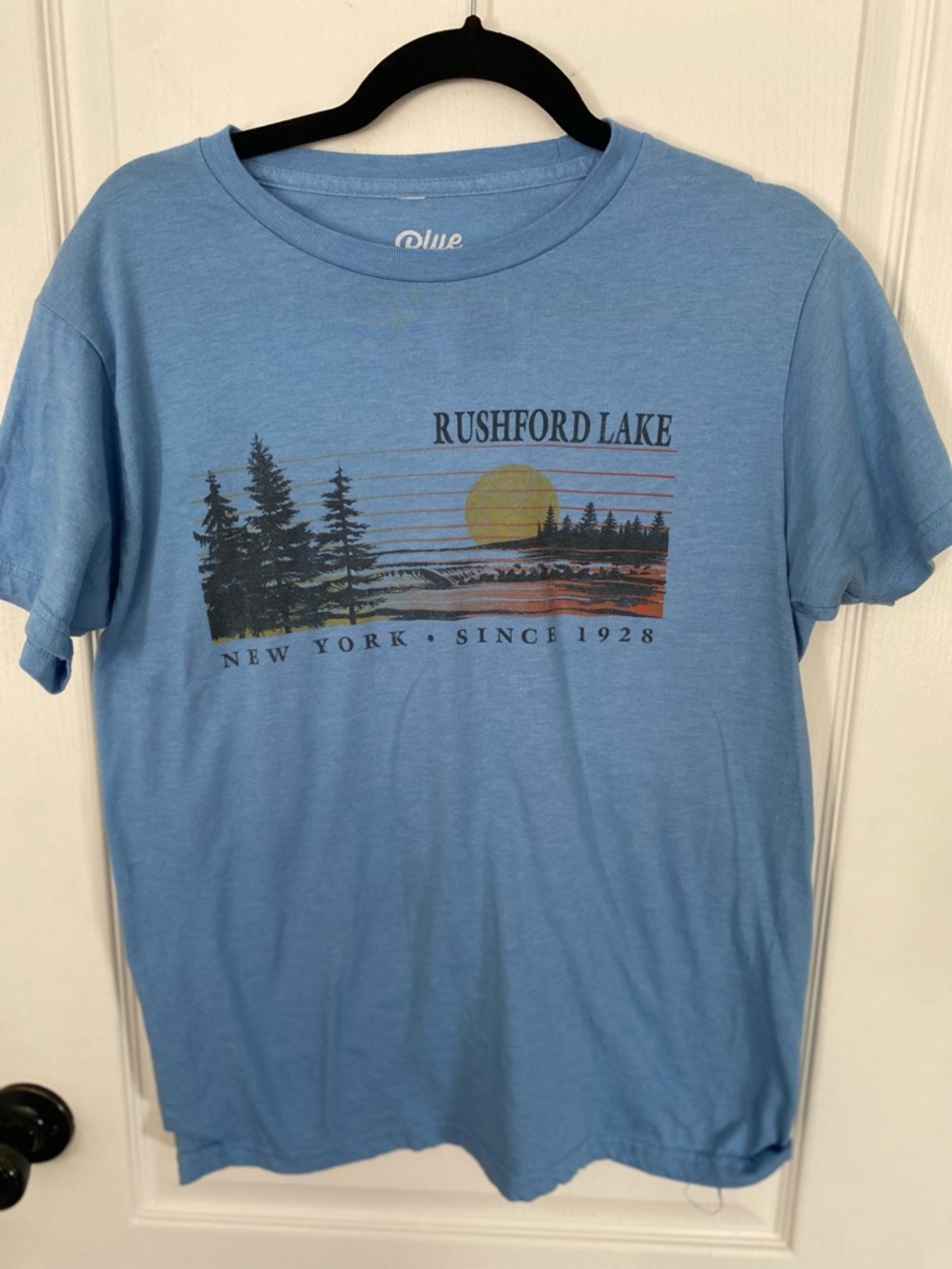 Rushford Lake Graphic Tee - Blue